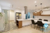 Fully furnished apartment high floor 2 bedrooms open kitchen only at L tower Ciputra